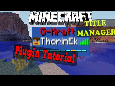 Как починить Title Manager на ATERNOS  / Как сделать всё чётко и красиво.