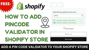 How to Add a PIN Code Validator to Your Shopify Store (Easy Step-by-Step Guide)