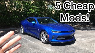 5 Cheap Mods For Your Chevrolet Camaro RS\/SS