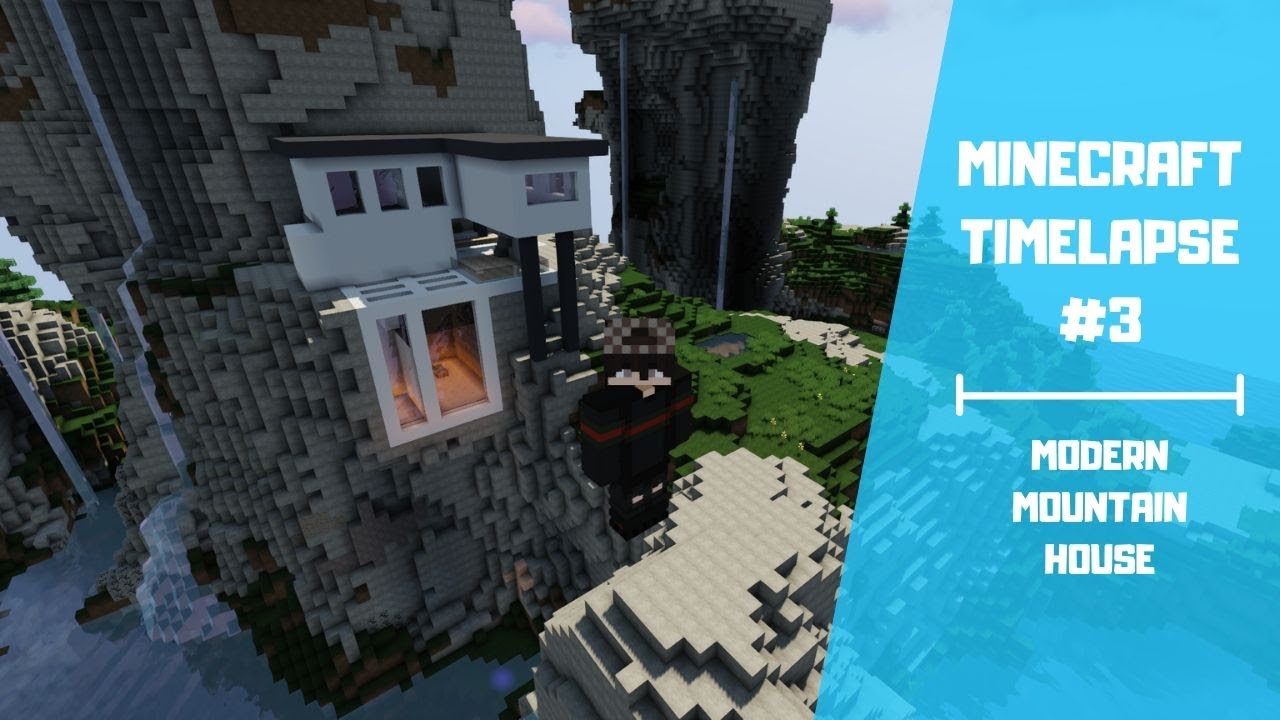 Minecraft Timelapse - Modern Mountain House - YouTube