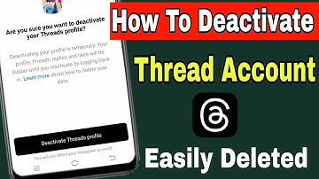 Threads Account Delete Kaise Kare permanently || how to delete Instagram Threads Profile || Threads
