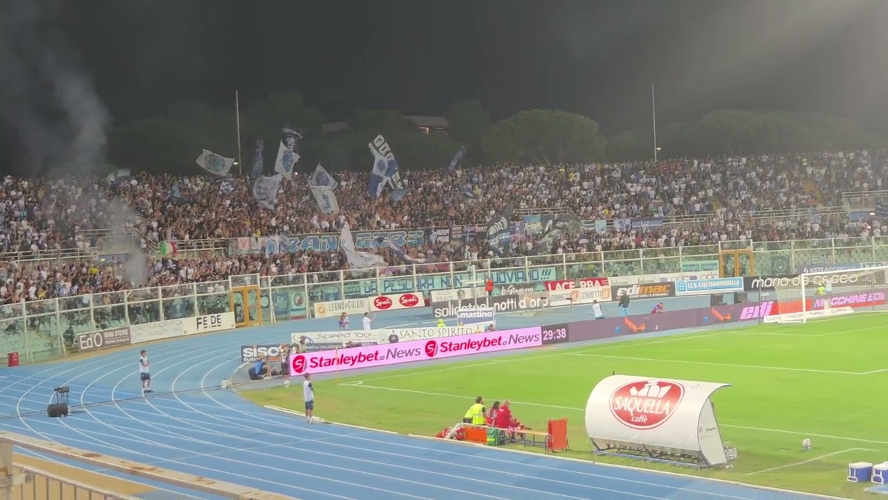 La Curva Nord - Pescara Cesena 1-3 22/08/2025