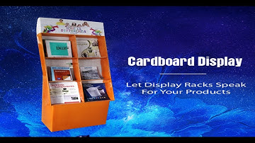 Hot Sale! Orange Cardboard Display, Pallet Display Assembly--Holiday