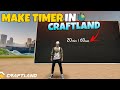 How to Make a Stopwatch/Timer in Free Fire Craftland | Full Tutorial! #Craftland