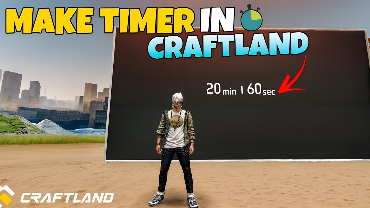 How to Make a Stopwatch/Timer in Free Fire Craftland | Full Tutorial! 