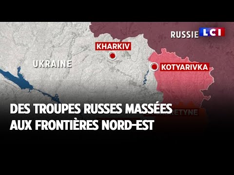 Des troupes russes massées aux frontières nord-est