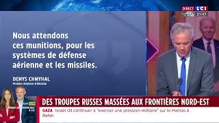 Des troupes russes massées aux frontières nord-est