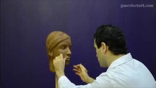 My female head sculpture - Bust statue made out of clay. Guncel Ozturk, MD #DRGO by Güncel Öztürk 2,114 views 3 years ago 1 minute, 1 second