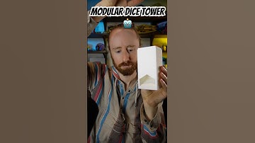 Making a modular dice tower 🤨 #dnd #dice #3dprinting #diy #challenge #deckofdmthings