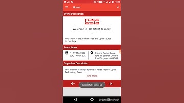 User Auth - Open Event Android | FOSSASIA