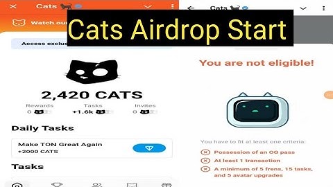 Cats Airdrop listing Date And Time| Cats Airdrop Real or Fake| Cats Airdrop Listing Update