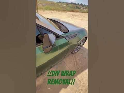 DIY WRAP REMOVAL! - YouTube