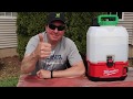 MILWAUKEE SWITCH TANK BATTERY POWERED BACKPACK SPRAYER REVIEW