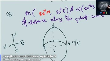 Longitude and latitude 5 - Finding distance along great circles