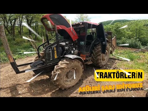 TRAKTÖRLERİMİZİN AKÜLERİNİ SARJ EDİYORUZ GERİ TAKIYORUZ (VALTRA 75 / SAME Minitauro 60 / Üniversal)