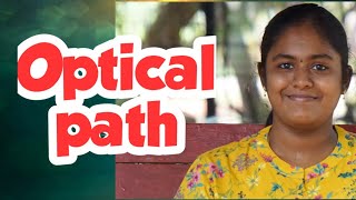 optical path/ class 12/ physics Tamil /RD Academy /unit-6/ Ray optics /vol-2