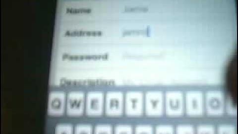 How To Use Msn Hotmail on ipod touch/iphone mail - tutorial