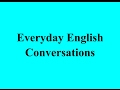 Everyday english conversations