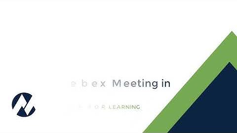 Join a Webex Meeting in Canvas