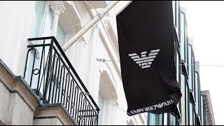 #EALiveInLondon - Emporio Armani New Bond Street store reopening