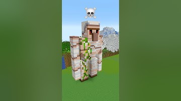 Minecraft Golem Build Battle - Noob vs Pro vs Hacker vs God #shorts #minecraft