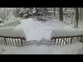 South Lake Tahoe, December 2021 Snow Accumulation Timelapse