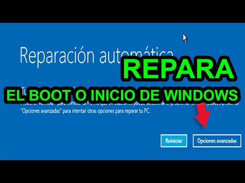 REPARAR INICIO DE WINDOWS 10