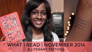 What I Read | November 2014 & Literary Tattoos