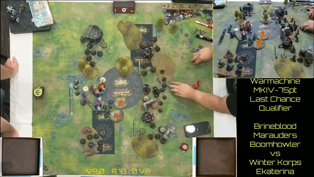 Round 2 Warmachine Last Chance Qualifier Tournament at Warfaire Weekend 2023 YouTube
