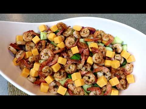 Vidéo: Recette De Salade De Crevettes Et De Concombre Frais