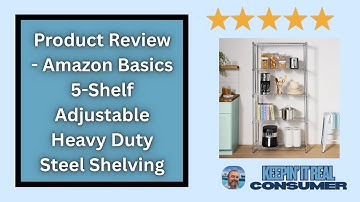 Amazon Basics 5-Shelf Storage Rack Review – Best Budget Organizer for Garage & Kitchen!