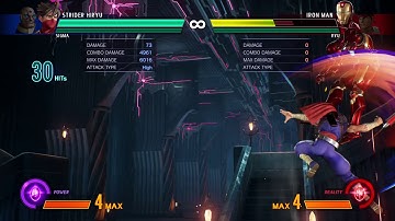 MARVEL VS. CAPCOM: INFINITE Strider Hiryu corner combo 2