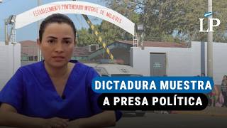 Dictadura muestra a presa política Angélica Chavarría, expareja de Humberto Ortega