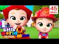 Da kommt die Feuerwehr | Cartoons und Kinderlieder | Little World Deutsch