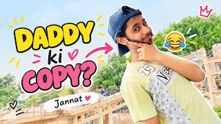 Download lagu Daddy Did It… So Jannat Had to Copy! 😂🤣 | A Day as Daddy 👨👧 | Ayesha Jannat Vlogs