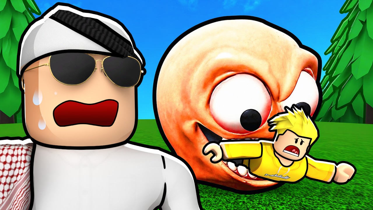 روبلوكس: هجم علينا الوجه الشرير العملاق! 😨 هل قدرنا ننجو؟ (Roblox GEF)