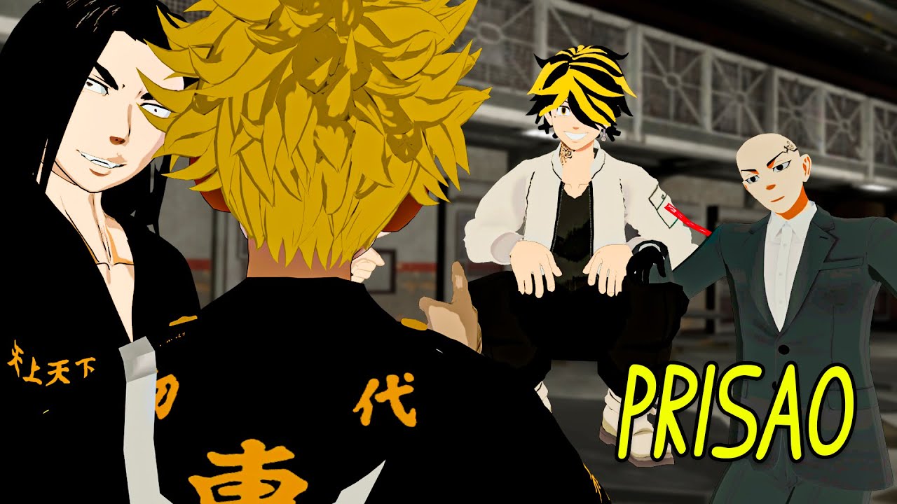 😨 takemichi faz visita a kazutora na cadeia 😭 - tokyo revengers vr