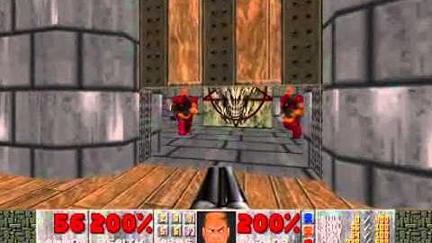 Doom II - Vile Flesh - Map 16 - Cathedral - UV-max in 20:10