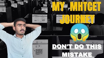 MY MHT CET JOURNEY 2020 | During MHT CET Avoid This Mistake 🤯| GUIDE FOR MHT CET