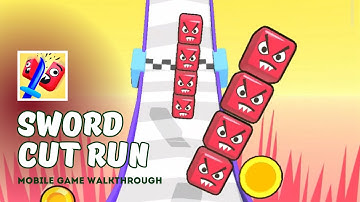 Mobile Gaming | Sword Cut Run All levels Walkthrough | 57-64 Android,ios