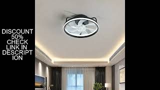 2 in 1 Modern Smart Ceiling Fan Bedroom Ceiling Fan With Light And Control Living Room Restaurant In