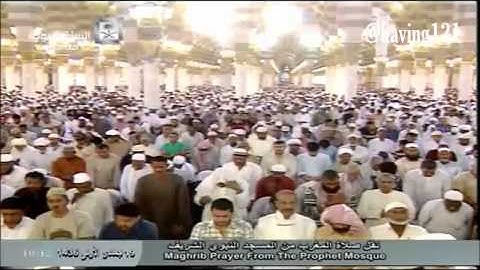 صلاة المغرب الثلاثاء 19-5-1436 للشيخ أحمد حميد تلاوة مميزة لسورتي الماعون والنصر