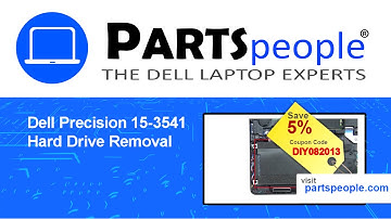 Dell Precision 15-3541 (P80F003) Hard Drive How-To Video Tutorial