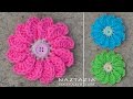 DIY Tutorial - Learn How to Crochet Flowing Flower - Flowers with Petals