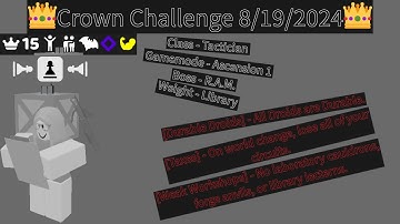 Crown Challenge 8/19/2024 - Randomly Generated Droids