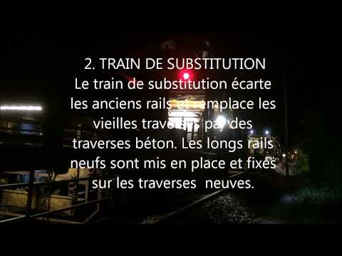 Travaux de nuit ligne SNCF (Bâle-Mulhouse)