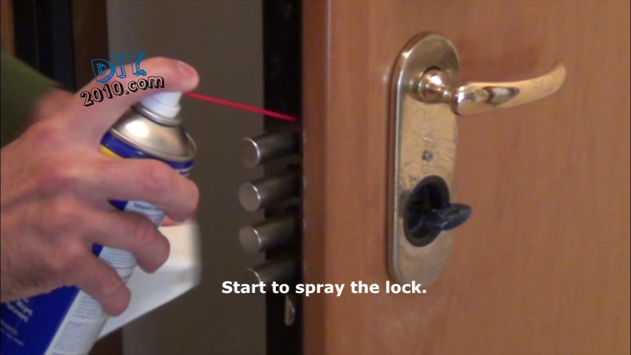 How to Care of Your Home's Security Door | How to Lubricate a Door Lock