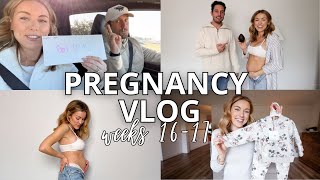 Pregnancy Vlog Wk 1617 | Planning Gender Reveal, A Dula? & 2nd Opinion on Genetic Testing!