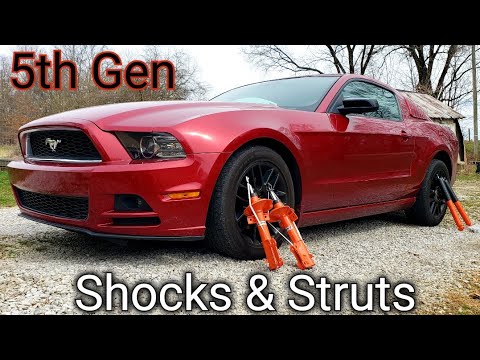 05-14 Ford Mustang Shocks & Struts Installation - How To Replace - YouTube