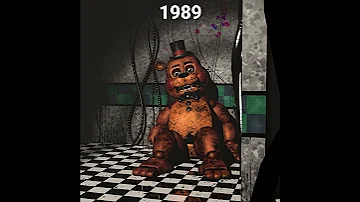FNAF Toy Freddy Over The Years 